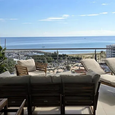 公寓 Breathtaking Sea And Marina View Center 2 Bdr 拉纳卡